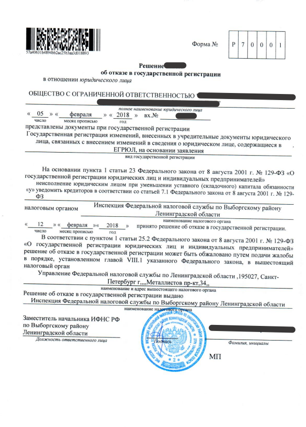 регистрация ип уфа квитанция госпошлина